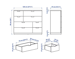 Изображение товара Нордли 29 white ИКЕА (IKEA) на сайте bintaga.ru