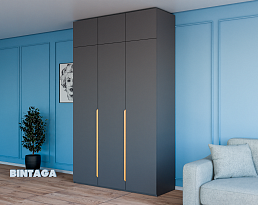 Изображение товара Пакс Альхейм 23 grey (gold) ИКЕА (IKEA) на сайте bintaga.ru