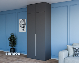 Изображение товара Пакс Альхейм 22 grey (silver) ИКЕА (IKEA) на сайте bintaga.ru