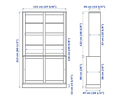 Изображение товара Хавста 12 white ИКЕА (IKEA) на сайте bintaga.ru